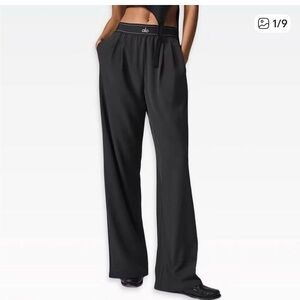 New AIo Yoga Suit Up Trouser Regular Women Casual Pants Black S